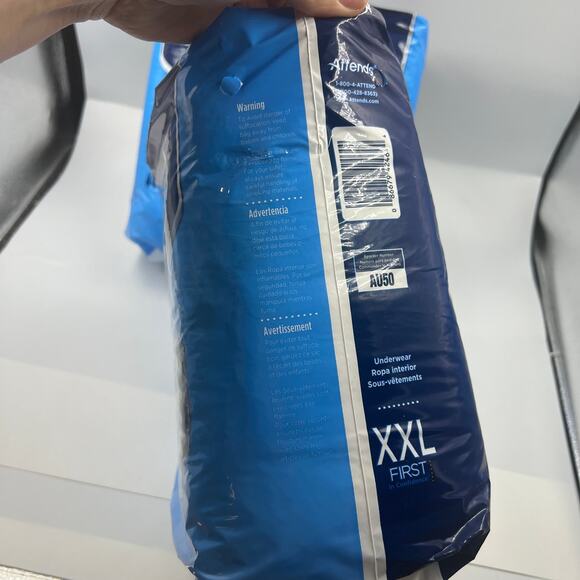Attends Bariatric Disposable Underwear Heavy Size XXL 2 Packs Of 12-48 Total - Picture 4 of 7